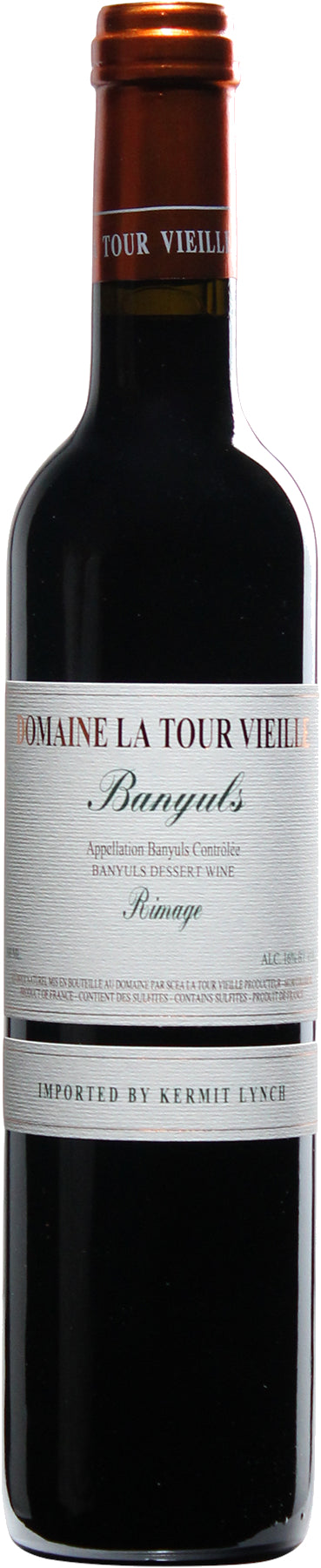 Domaine La Tour Vieille Banyuls Rimage (500ML Bottle) 2023  Front Bottle Shot