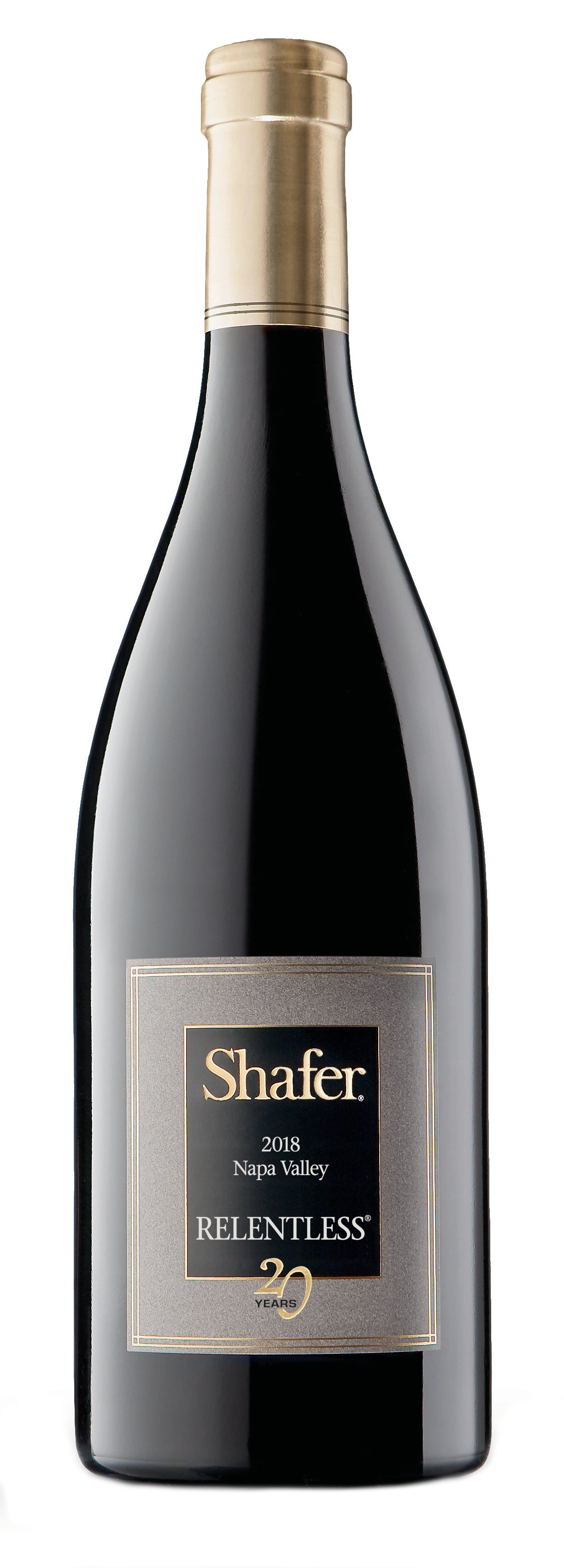 Shafer Relentless 2018  Front Bottle Shot