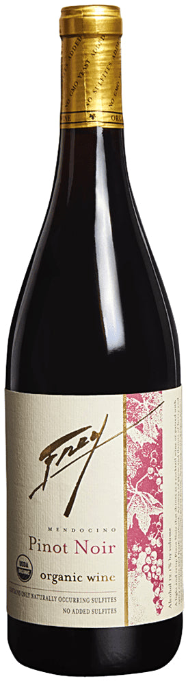 Frey Organic Pinot Noir 2023  Front Bottle Shot
