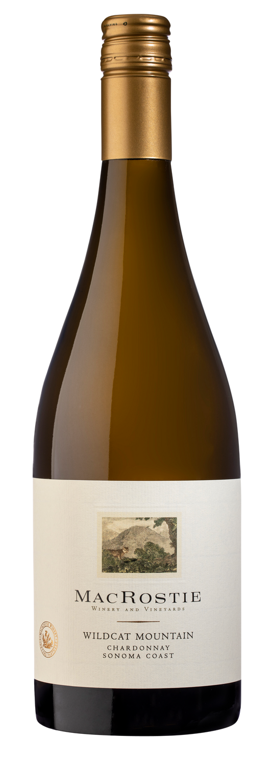 MacRostie Wildcat Mountain Chardonnay 2022  Front Bottle Shot