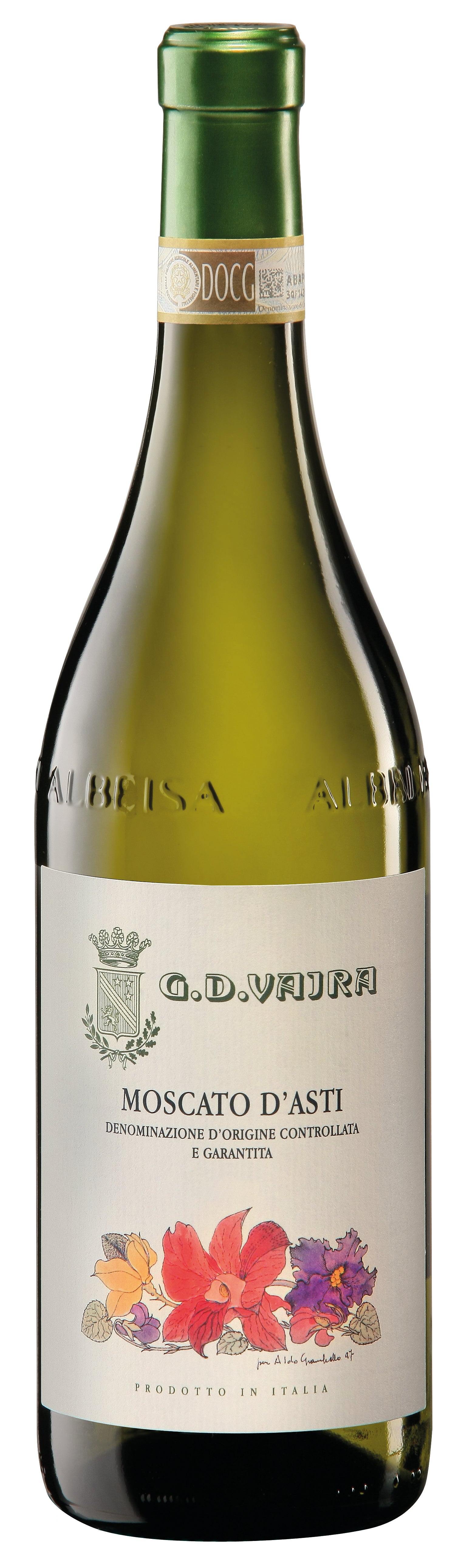 G.D. Vajra Moscato d'Asti 2023  Front Bottle Shot