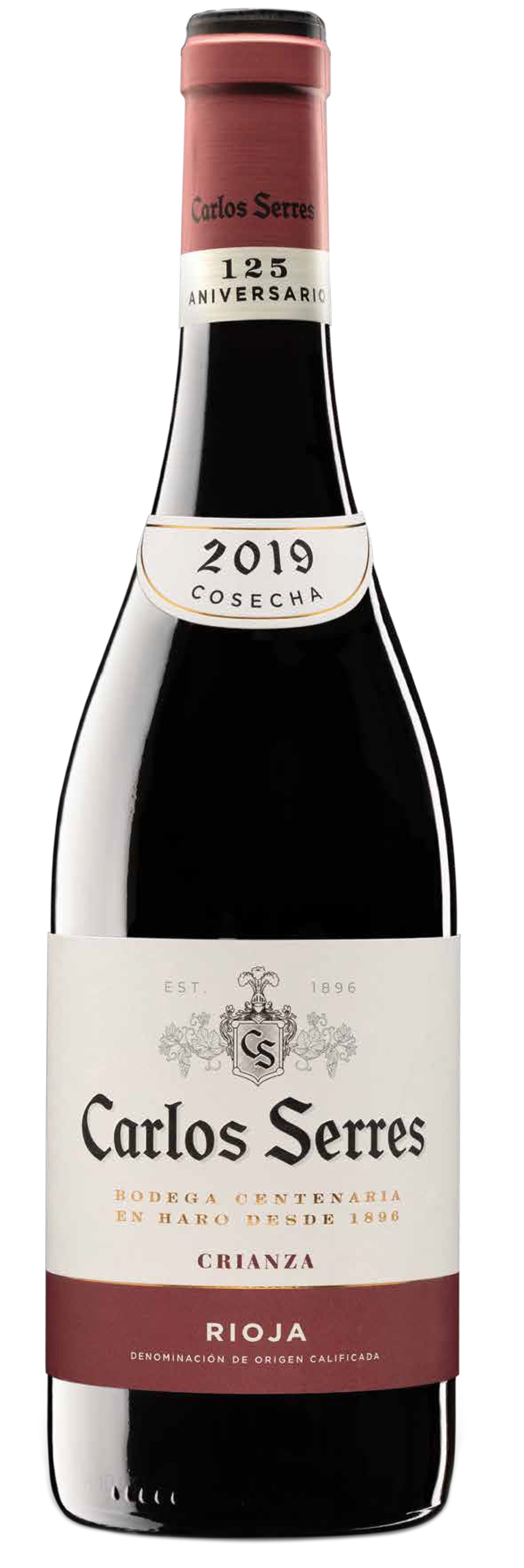 Carlos Serres Crianza 2019  Front Bottle Shot