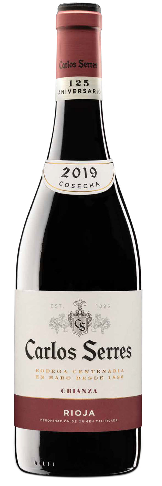 Carlos Serres Crianza 2019  Front Bottle Shot