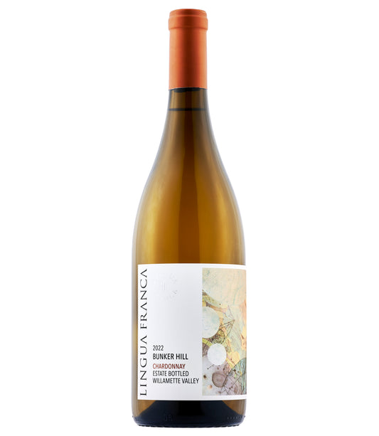 Lingua Franca Bunker Hill Chardonnay 2022  Front Bottle Shot