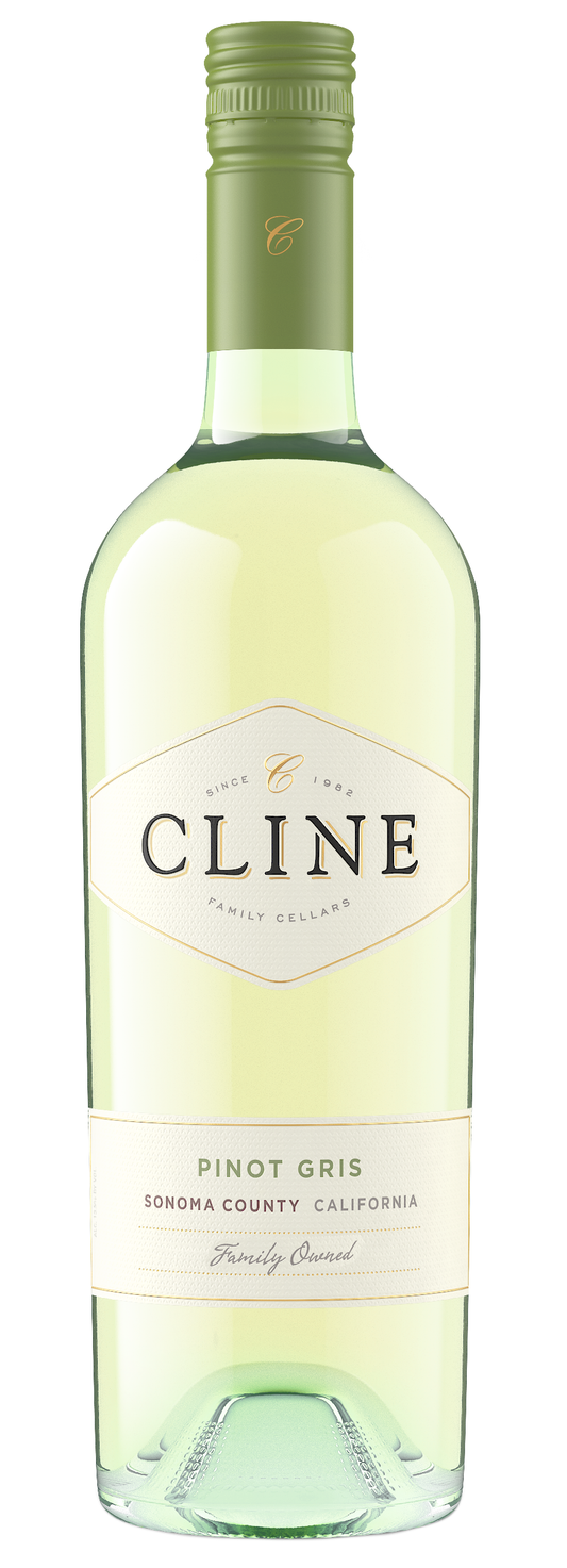 Cline Pinot Gris 2023  Front Bottle Shot