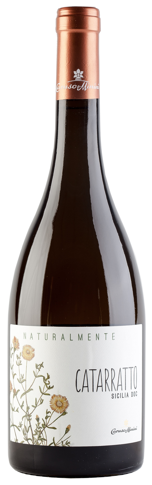 Caruso & Minini Naturalmente Bio Catarratto 2022  Front Bottle Shot