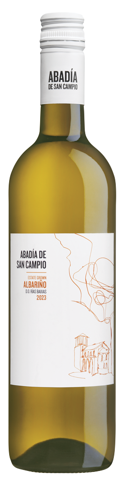 Terras Gauda Abadia de San Campio Albarino 2023  Front Bottle Shot