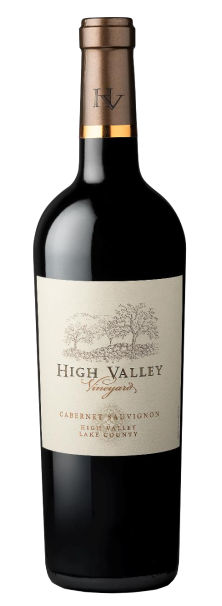 High Valley Cabernet Sauvignon 2021  Front Bottle Shot