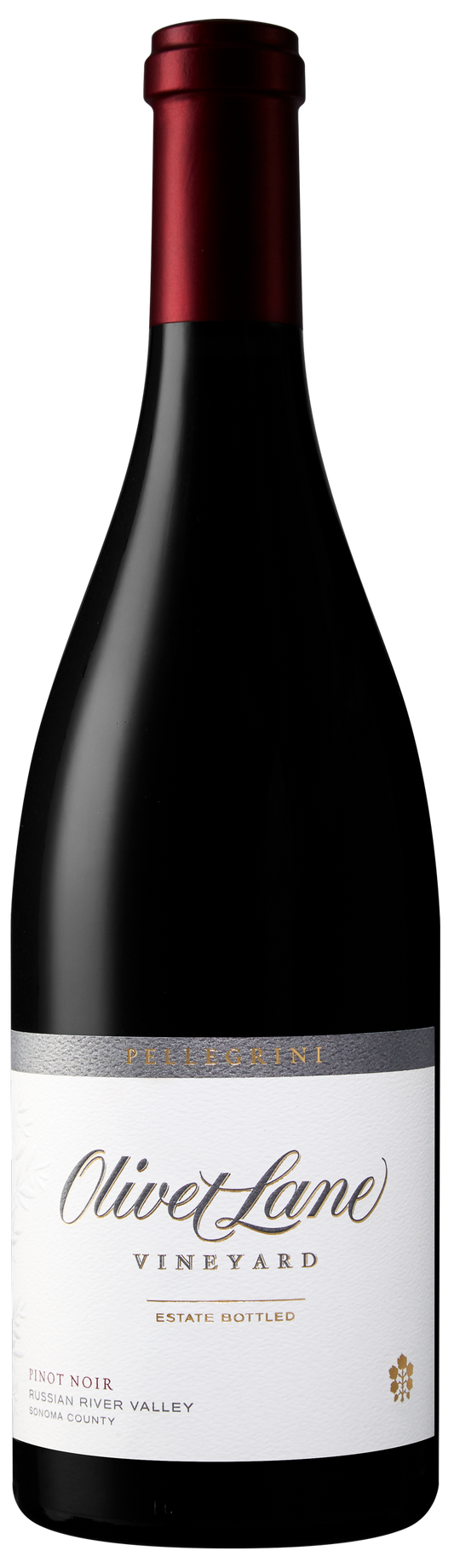 Pellegrini Olivet Lane Vineyard Pinot Noir 2018  Front Bottle Shot