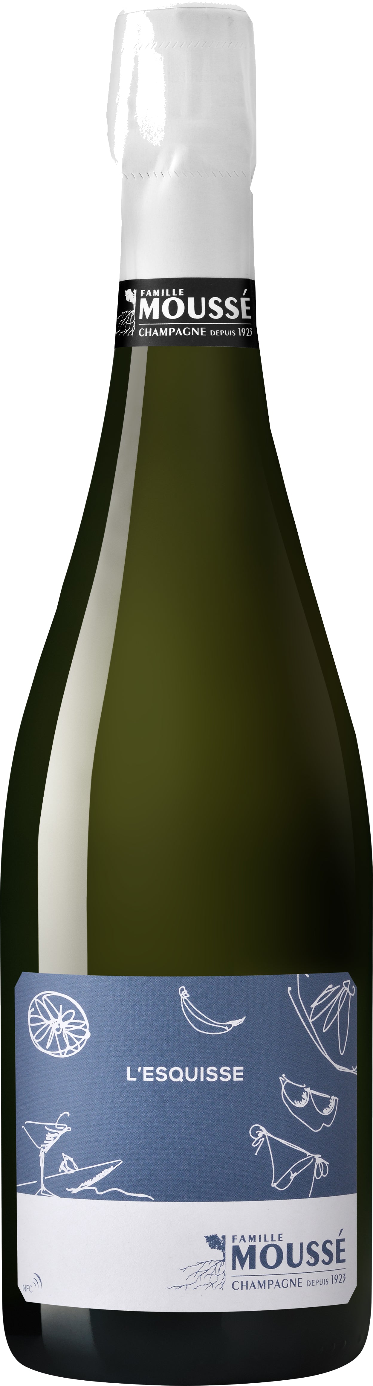 Famille Mousse L'Esquisse Extra Brut  Front Bottle Shot