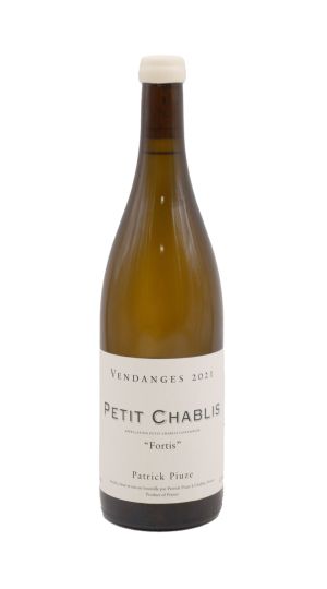 Patrick Piuze Petit Chablis Fortis 2021  Front Bottle Shot