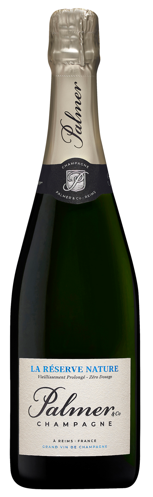 Champagne Palmer La Reserve Brut Nature  Front Bottle Shot