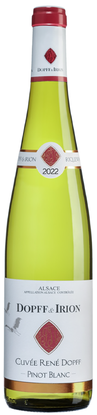 Dopff & Irion Pinot Blanc 2022  Front Bottle Shot