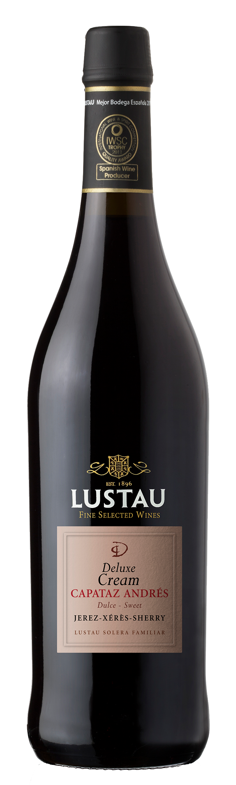 Lustau Capataz Andres Deluxe Cream Sherry  Front Bottle Shot