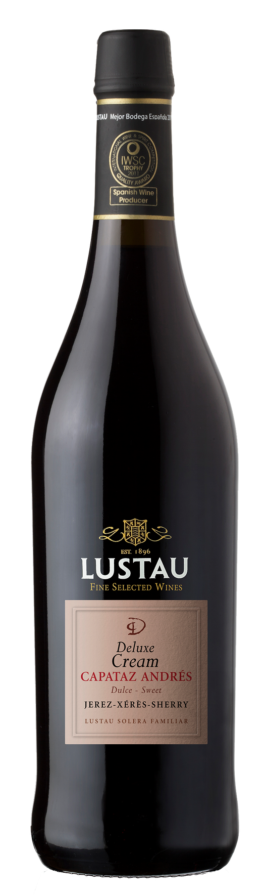 Lustau Capataz Andres Deluxe Cream Sherry  Front Bottle Shot