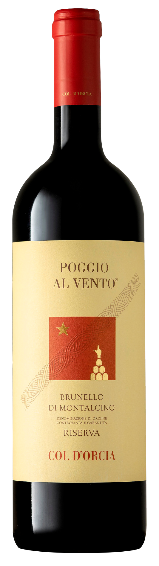 Col d'Orcia Poggio al Vento Brunello di Montalcino Riserva 2016  Front Bottle Shot