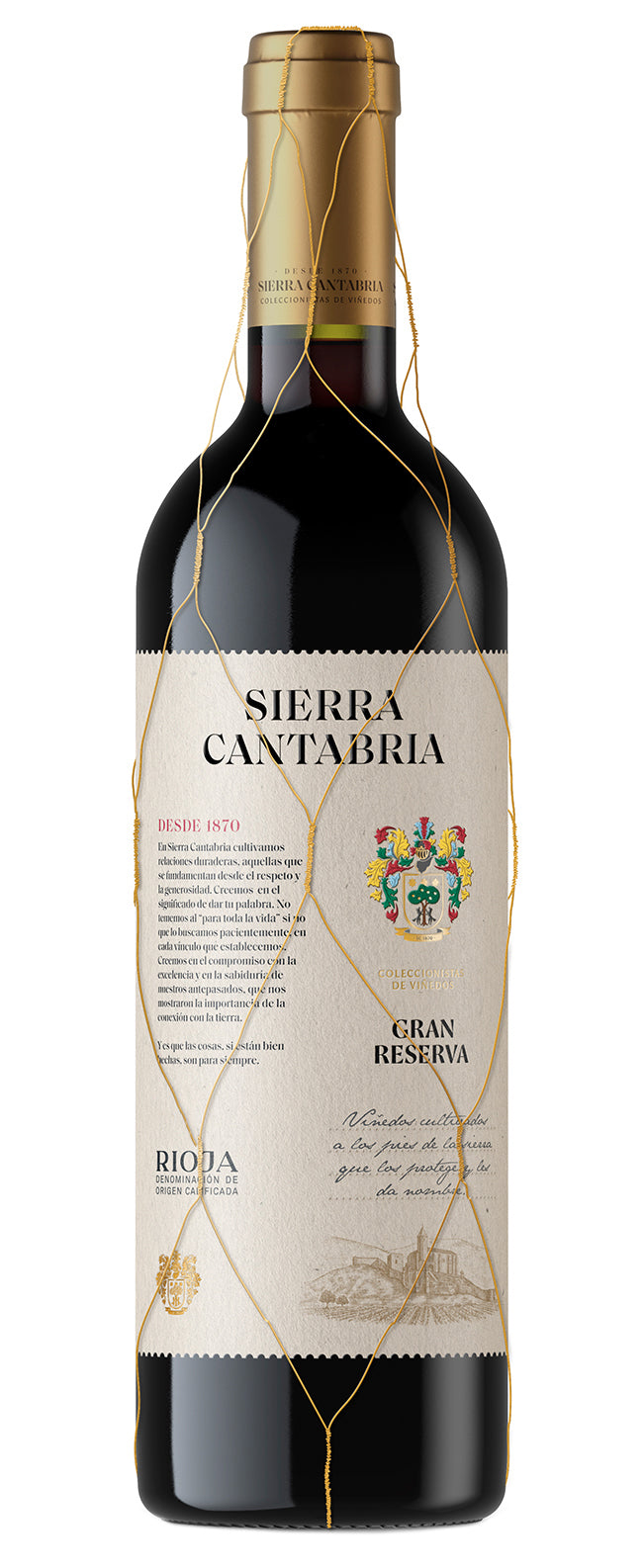 Sierra Cantabria Gran Reserva 2016  Front Bottle Shot