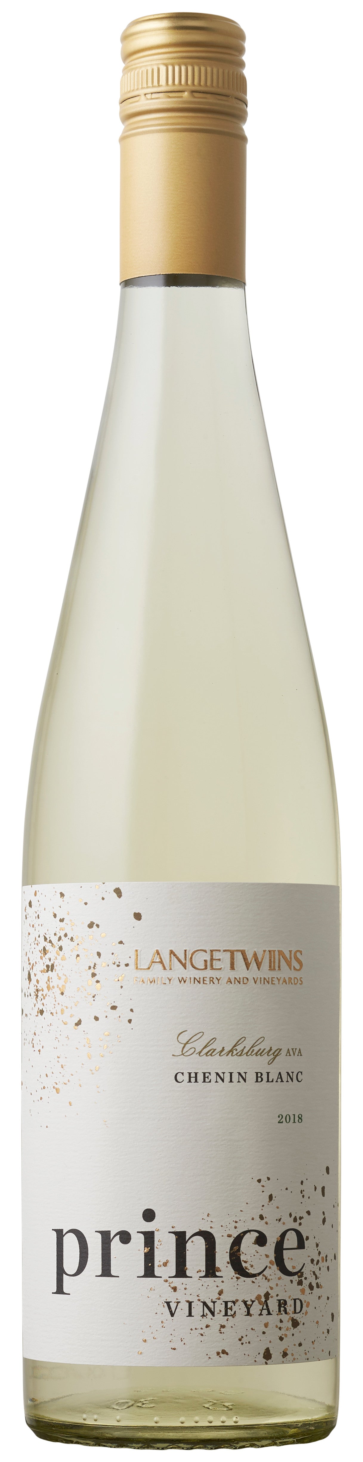 LangeTwins Prince Vineyard Chenin Blanc 2018  Front Bottle Shot