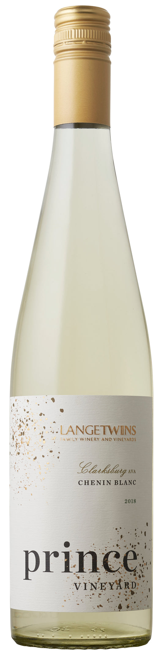 LangeTwins Prince Vineyard Chenin Blanc 2018  Front Bottle Shot