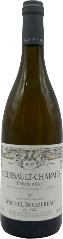 Michel Bouzereau Meursault Charmes Premier Cru 2022  Front Bottle Shot