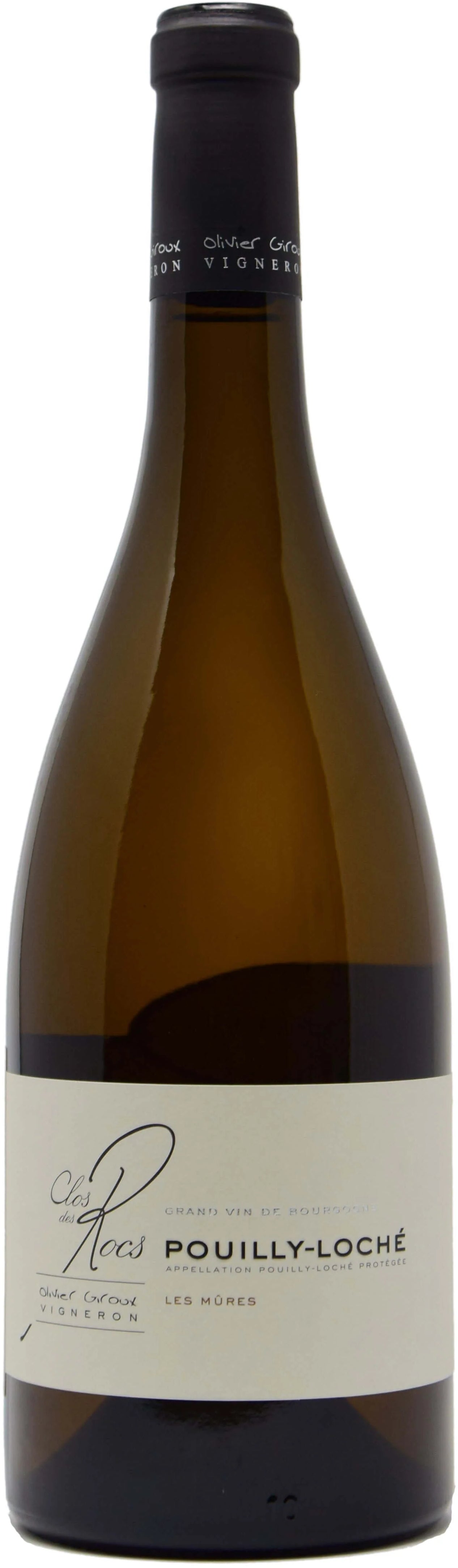 Domaine Clos des Rocs Pouilly-Loche Les Mures 2021  Front Bottle Shot
