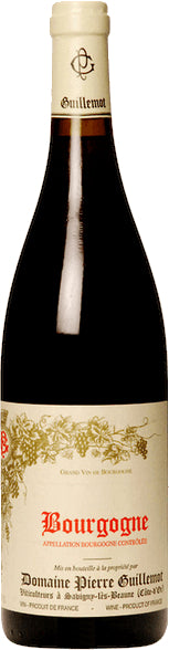 Domaine Pierre Guillemot Bourgogne Rouge 2022  Front Bottle Shot