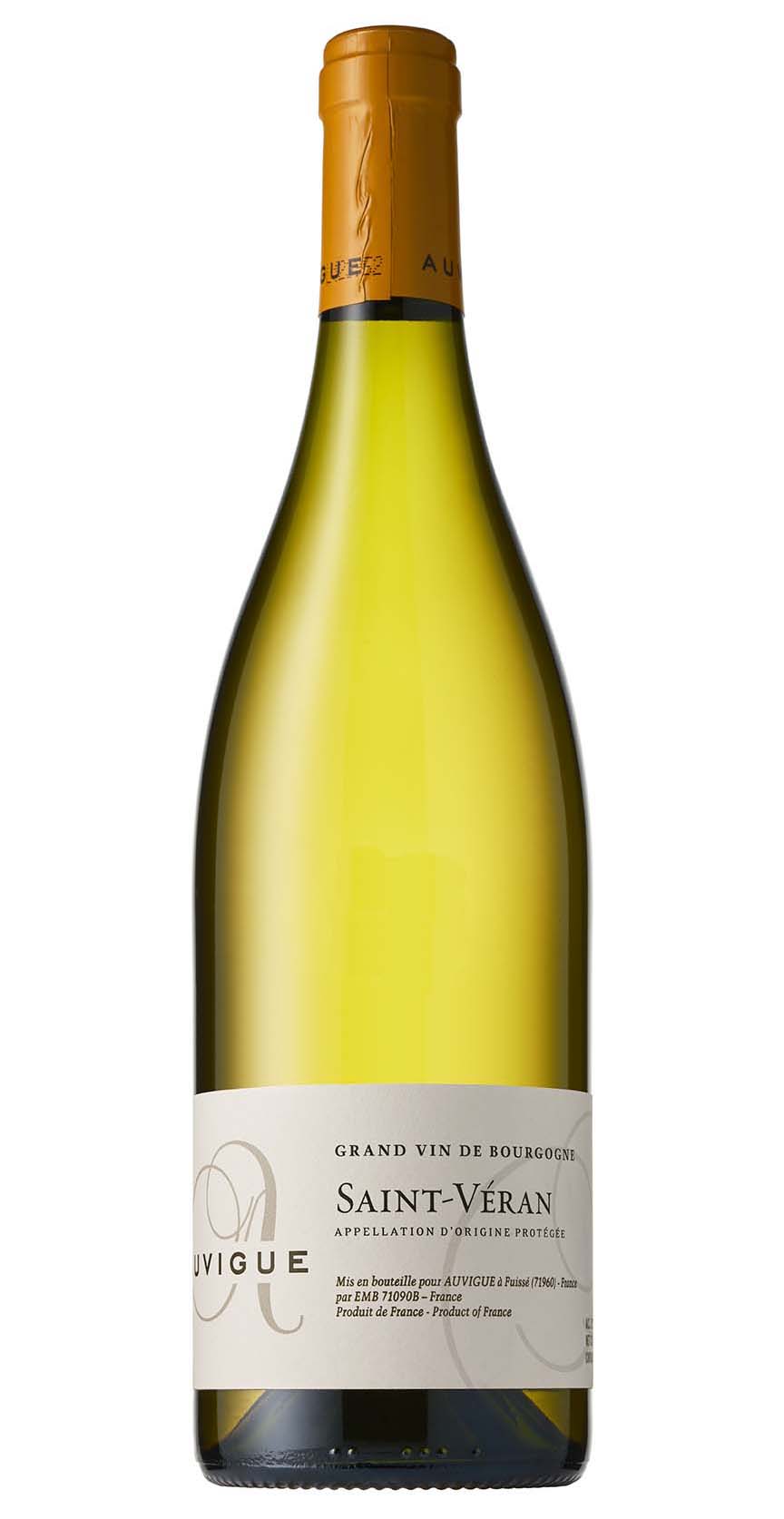 Domaine Auvigue Saint Veran 2021  Front Bottle Shot