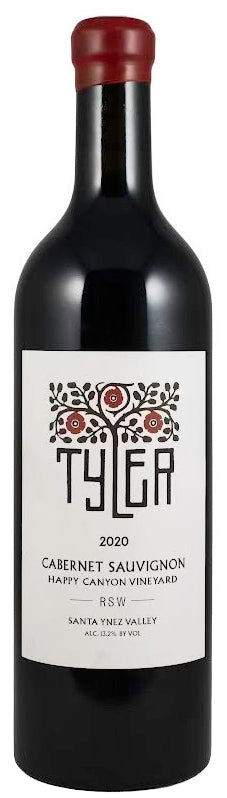 Tyler Winery RSW Cabernet Sauvignon 2020  Front Bottle Shot