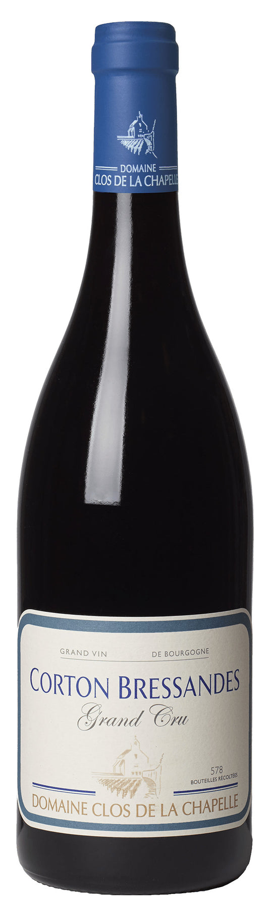 Domaine Clos de la Chapelle Corton Bressandes Grand Cru 2022  Front Bottle Shot