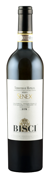 Bisci Senex Verdicchio di Matelica 2019  Front Bottle Shot