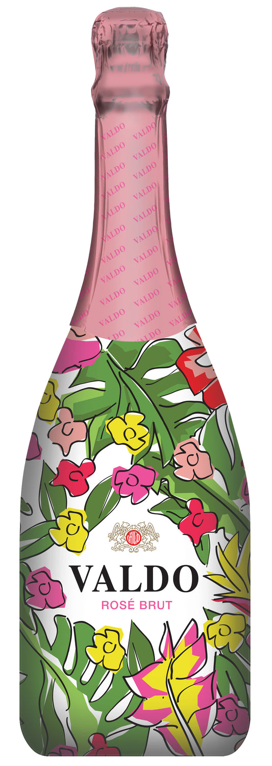 Valdo Floral Rose Brut  Front Bottle Shot