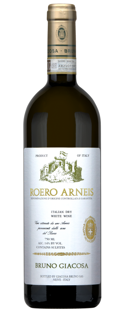 Bruno Giacosa Roero Arneis 2023  Front Bottle Shot
