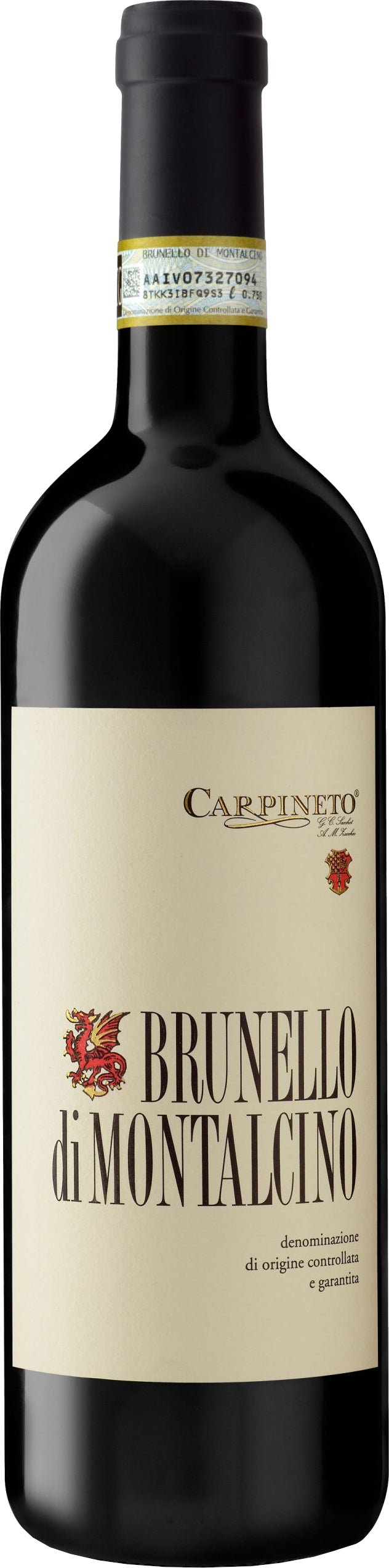 Carpineto Brunello di Montalcino 2019  Front Bottle Shot