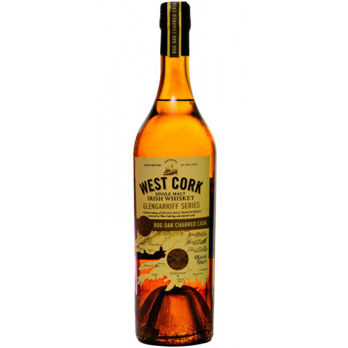 West Cork Glengarriff Bog Oak Charred Cask Single Malt Irish Whiskey