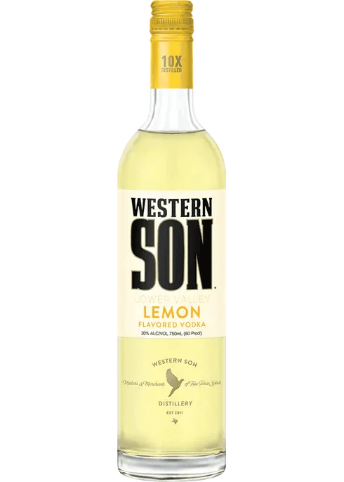 Western Son Lemon Vodka (750Ml)