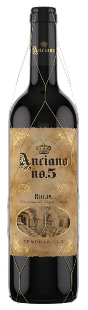 Anciano No. 5 Rioja Crianza 2020  Front Bottle Shot