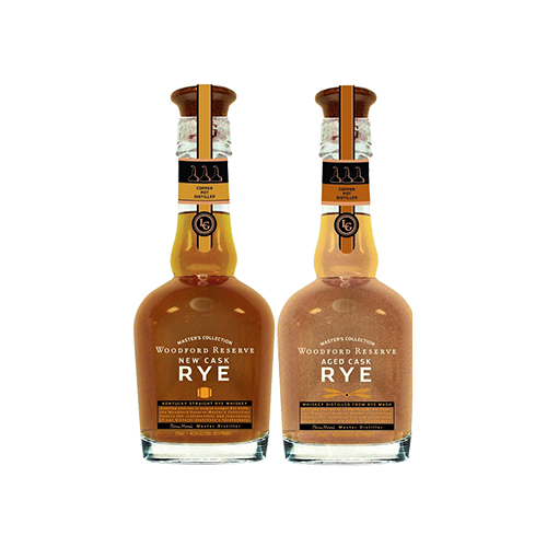 Woodford Reserve Master's Collection Aged Cask and New Cask Rye Whiskey