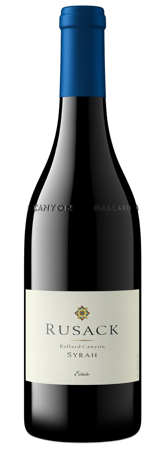 Rusack Ballard Canyon Estate Syrah 2019  Front Bottle Shot