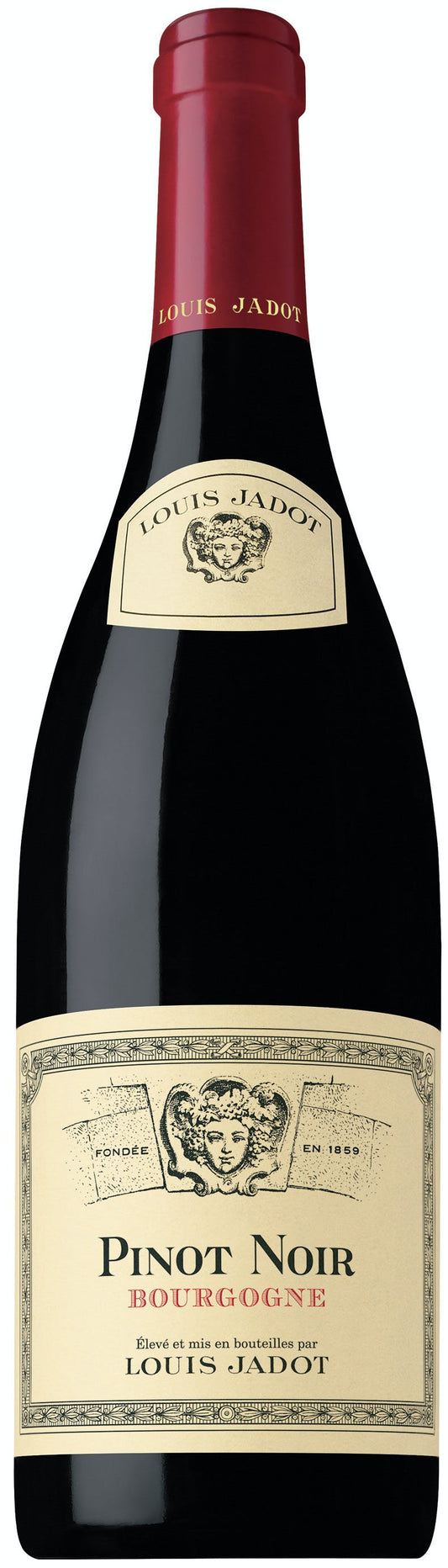 Louis Jadot Bourgogne Pinot Noir 2022  Front Bottle Shot