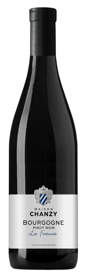 Maison Chanzy Bourgogne Les Fortunes Pinot Noir 2023  Front Bottle Shot