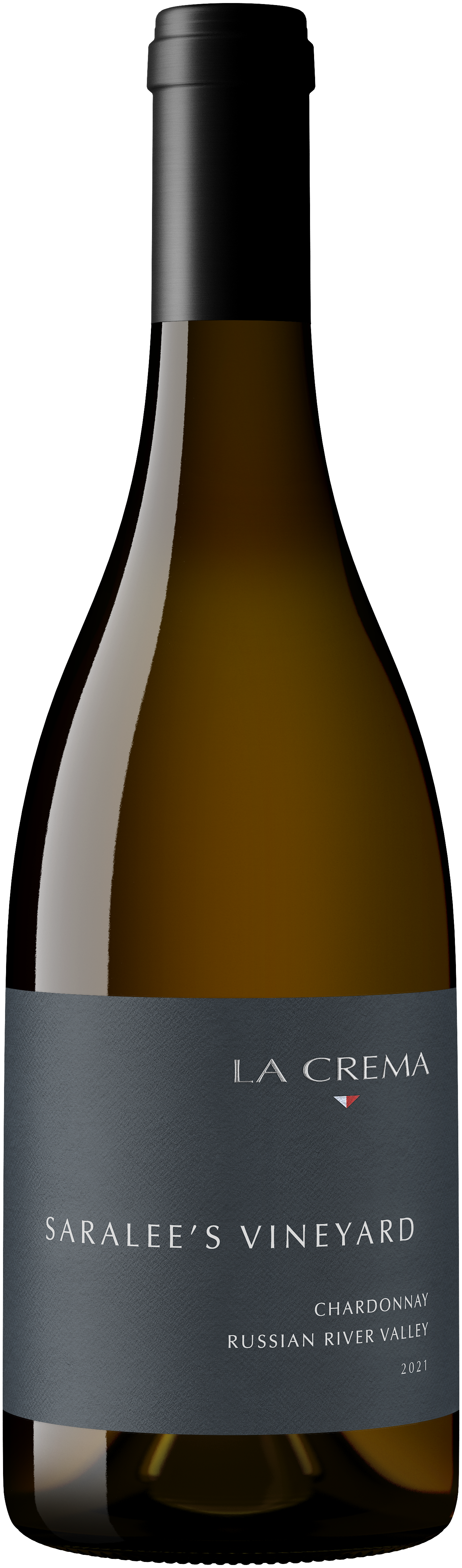 La Crema Saralee's Vineyard Chardonnay 2021  Front Bottle Shot