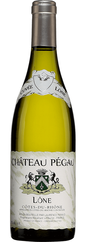 Chateau Pegau Cuvee Lone Blanc 2022  Front Bottle Shot