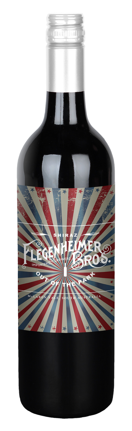 Flegenheimer Bros Out of the Park Shiraz 2020  Front Bottle Shot