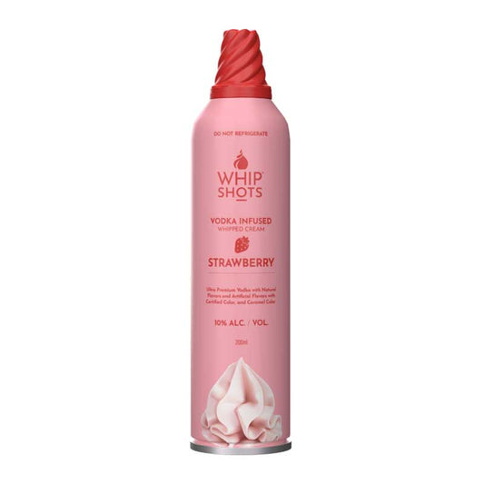 Whipshots Strawberry Vodka Infused Whipped Cream 200ml | by Cardi B