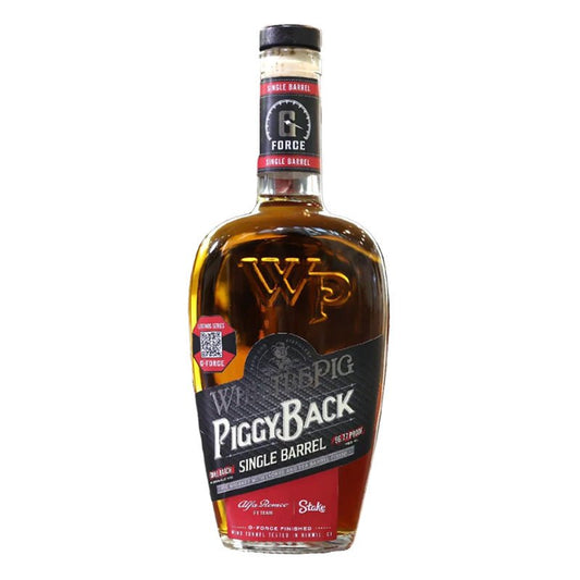 Whistle PiggyBack Single Barrel Rye Whiskey 750ml