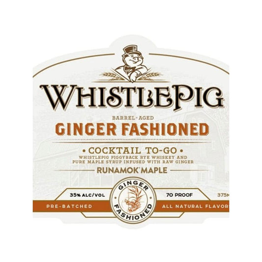 WhistlePig Ginger Fashioned Cocktail 375ml