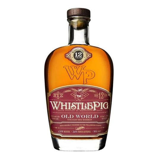WhistlePig Old World 12 Year Old Rye Whiskey 750ml