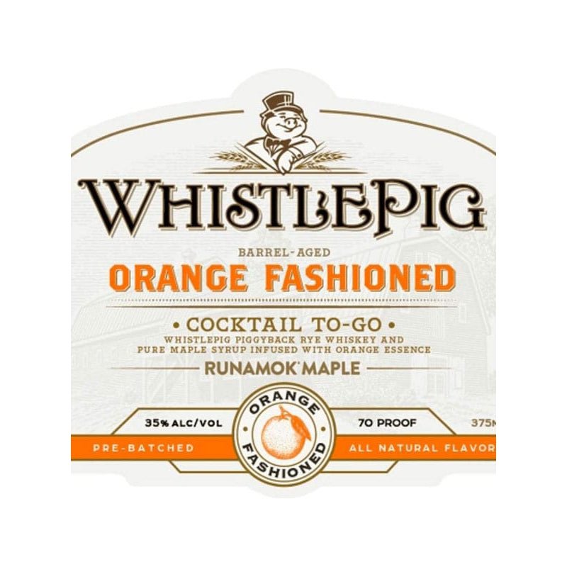 WhistlePig Orange Fashioned Cocktail 375ml