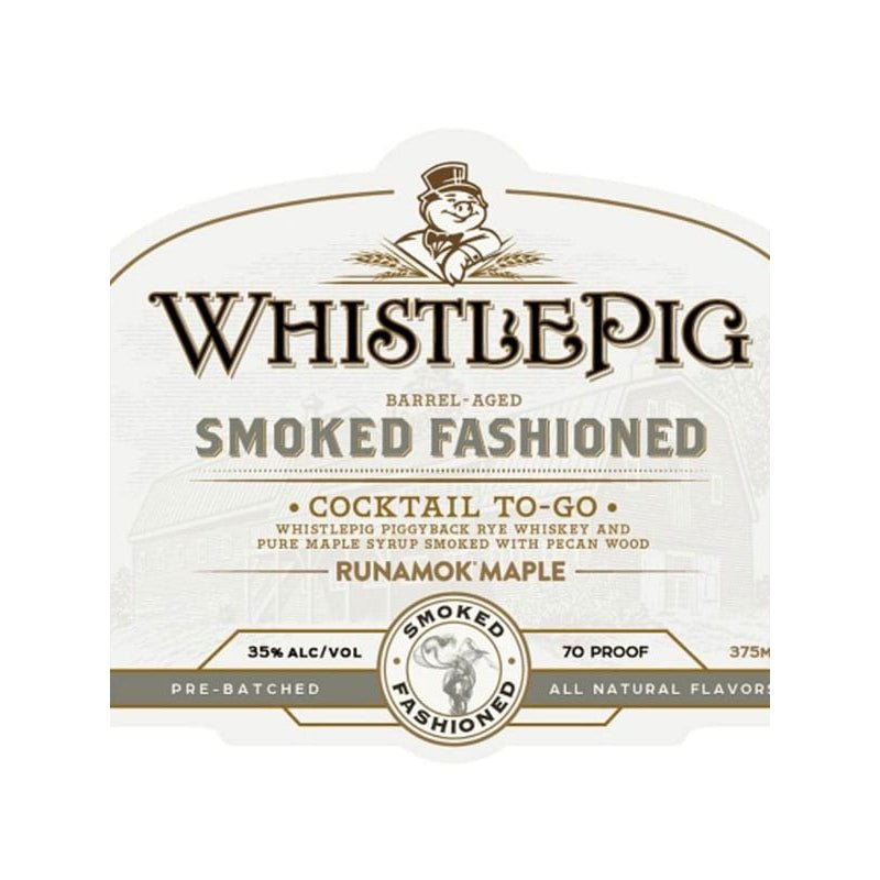 WhistlePig Smoked Fashioned Cocktail 375ml