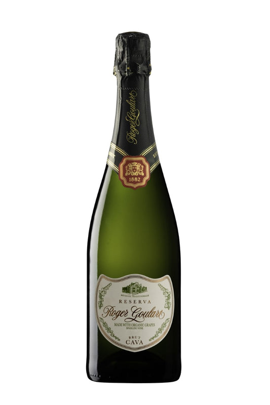 Roger Goulart Organic Cava Brut Reserva 2018  Front Bottle Shot